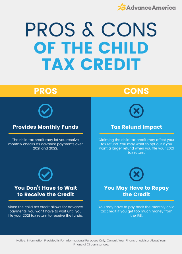 Pros and cons of the child tax credit